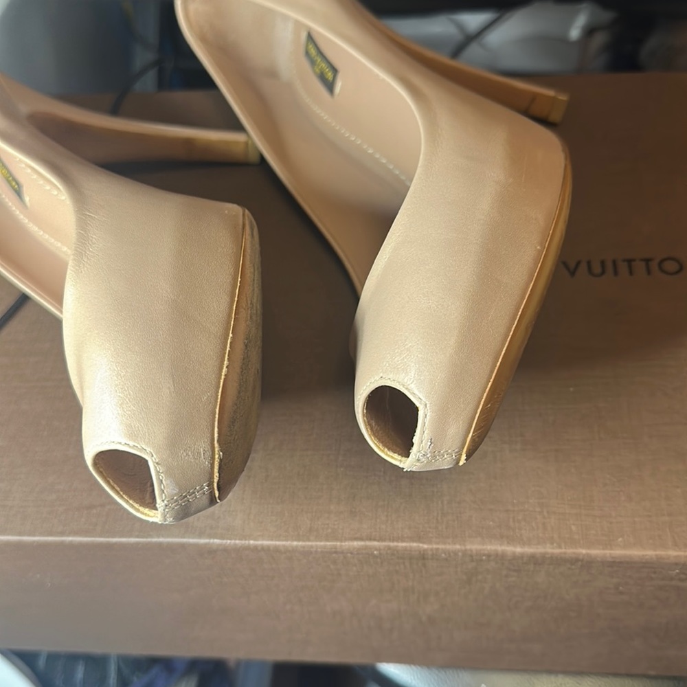 Authentic Louis Vuitton Pink Patent LeatherOh really! Peep Toe Pumps Size38.5 - Picture 15 of 17